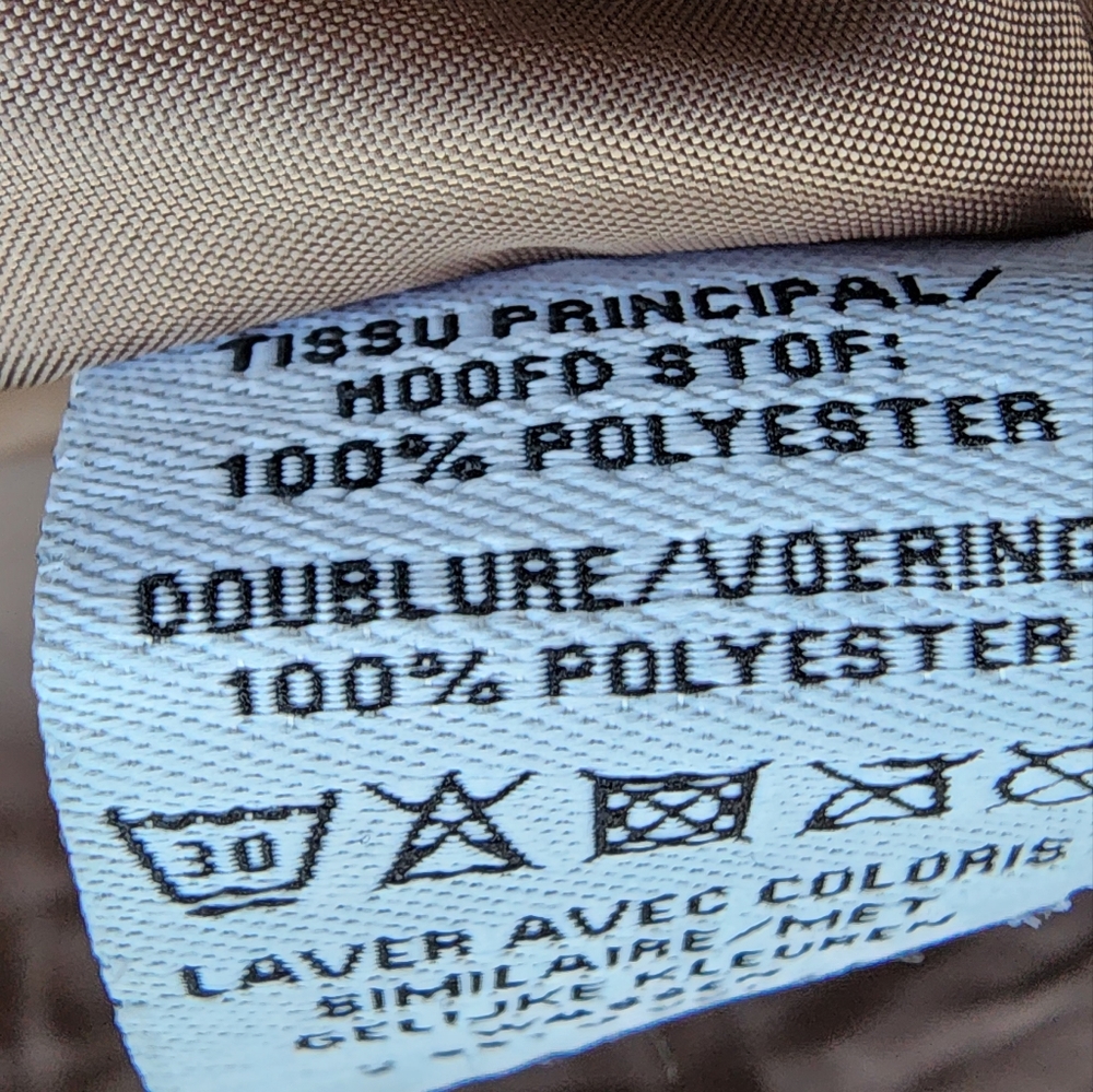 ARMAND THIERY utility raincoat jacket long TAN Size 14/16 - Picture 15 of 16